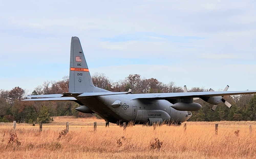 Air National Guard aircrews hold November C-130 training at Fort McCoy