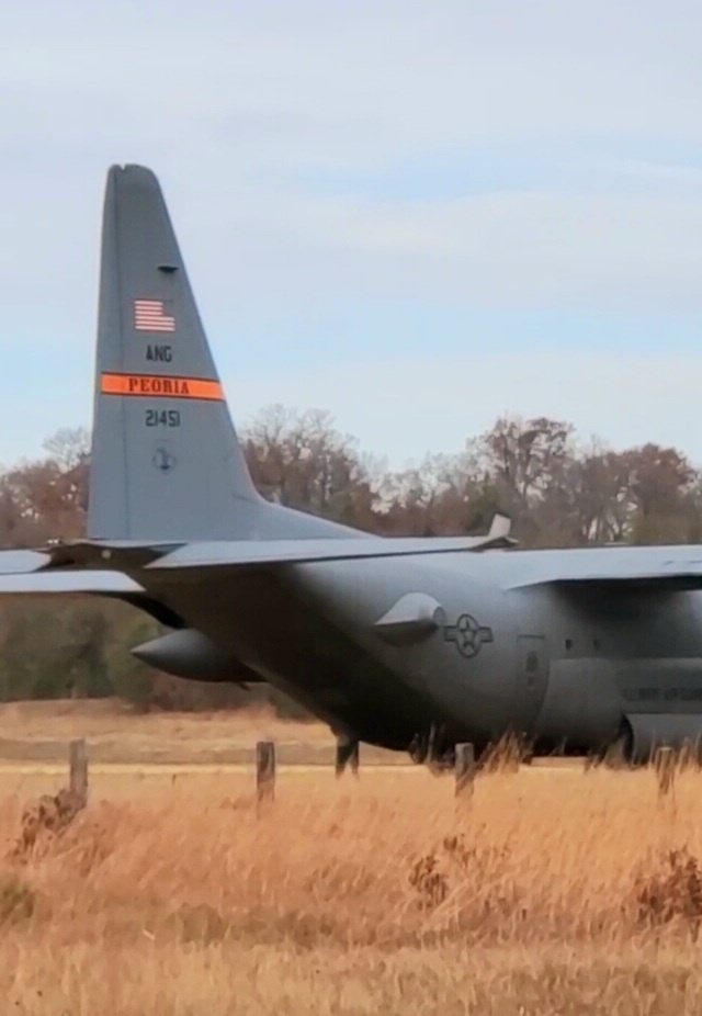 Air National Guard aircrews hold November C-130 training at Fort McCoy