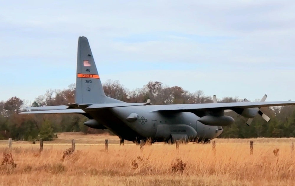 Air National Guard aircrews hold November C-130 training at Fort McCoy