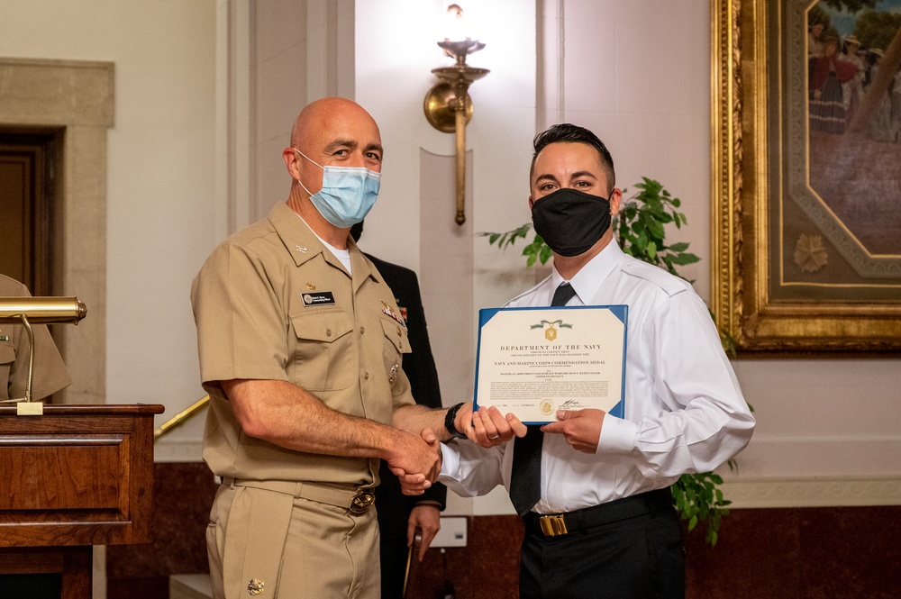 Ensign Sean Bates-Taylor Commissioning Ceremony