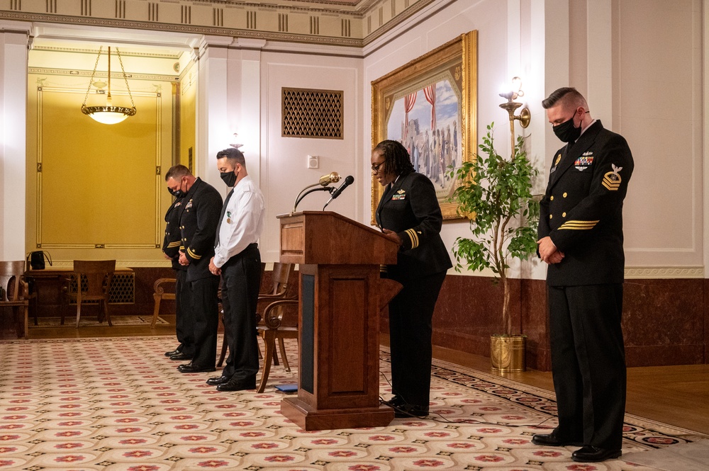 Ensign Sean Bates-Taylor Commissioning Ceremony