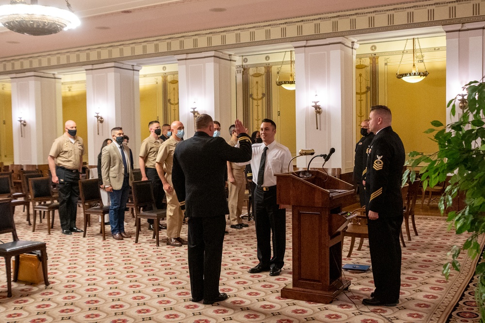 Ensign Sean Bates-Taylor Commissioning Ceremony