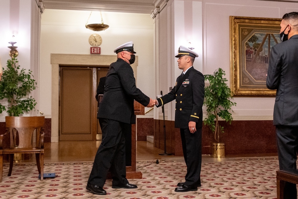 Ensign Sean Bates-Taylor Commissioning Ceremony