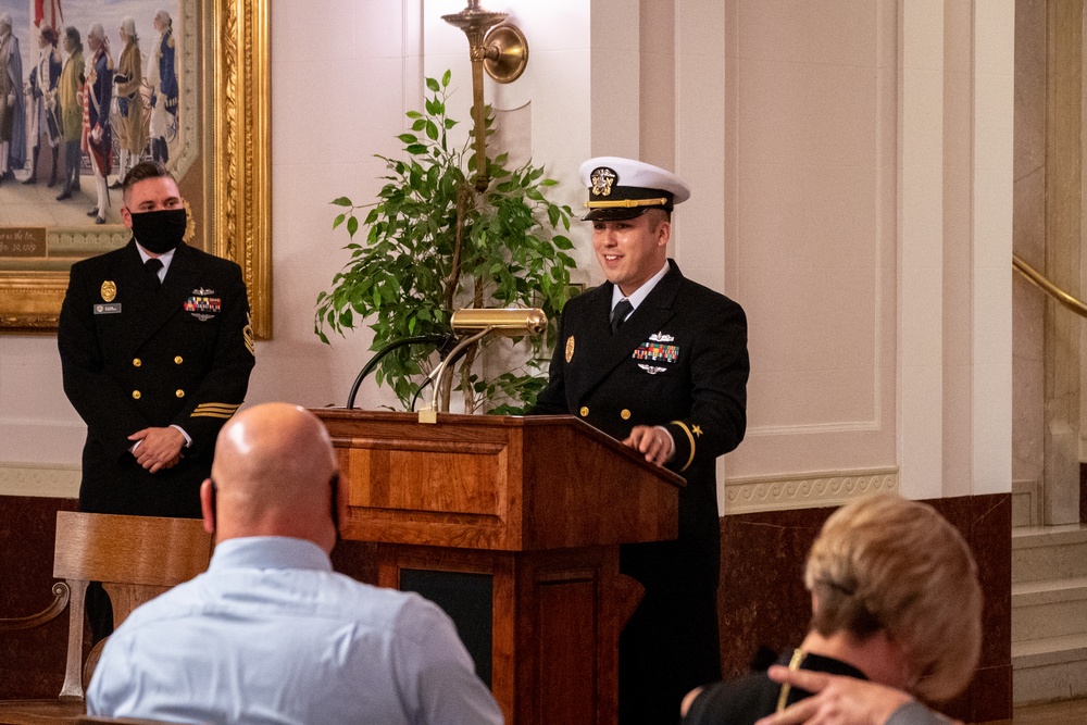 Ensign Sean Bates-Taylor Commissioning Ceremony