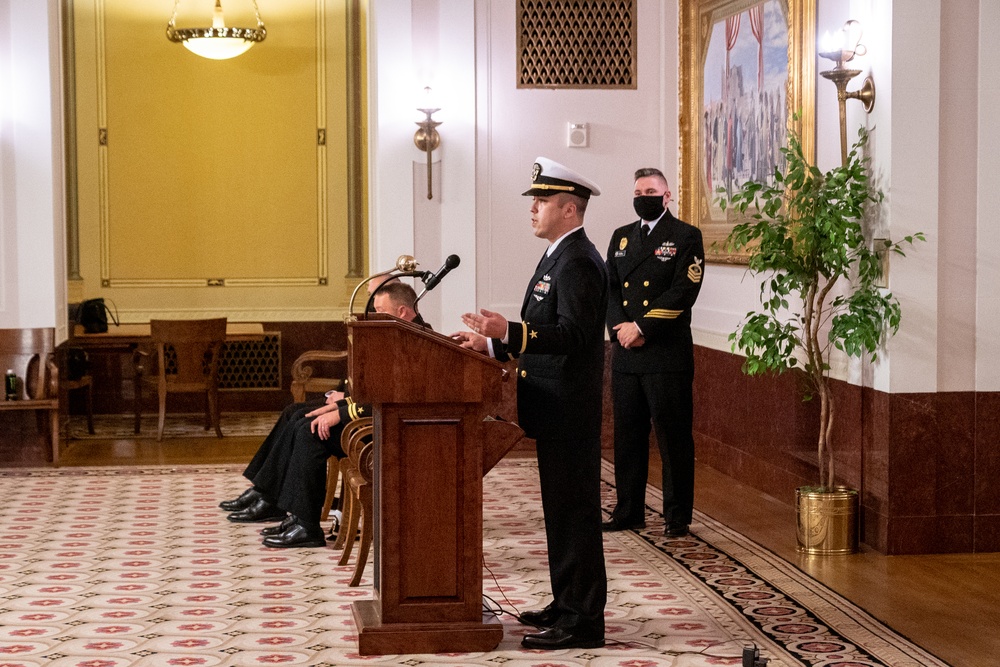 Ensign Sean Bates-Taylor Commissioning Ceremony