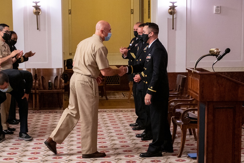 Ensign Sean Bates-Taylor Commissioning Ceremony