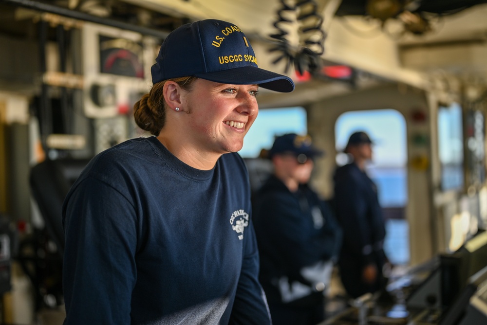 Deck Watch Officer Qualification aboard USCGC Sycamore