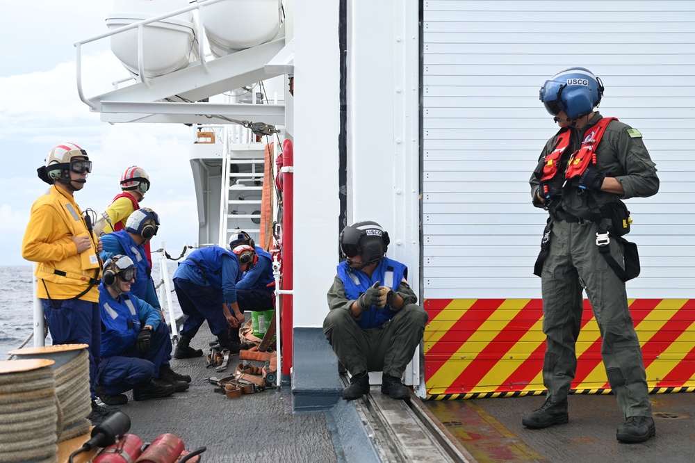 USCGC Thetis prepares for deployment