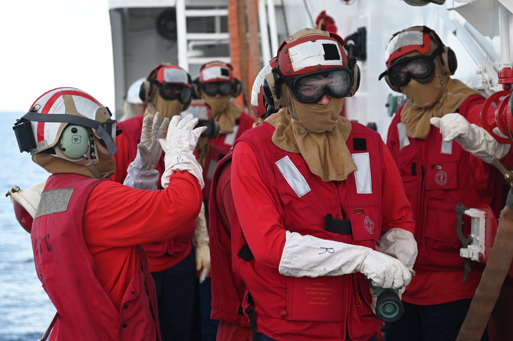 USCGC Thetis conducts training at sea