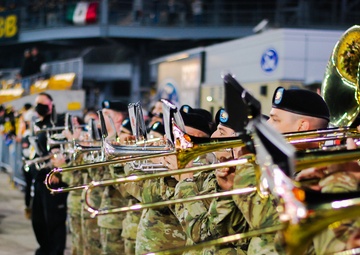 28th ID Band performs at Steelers game