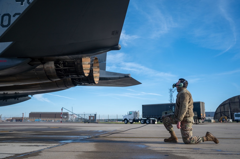 Routine Flight Operations at RAF Lakenheath