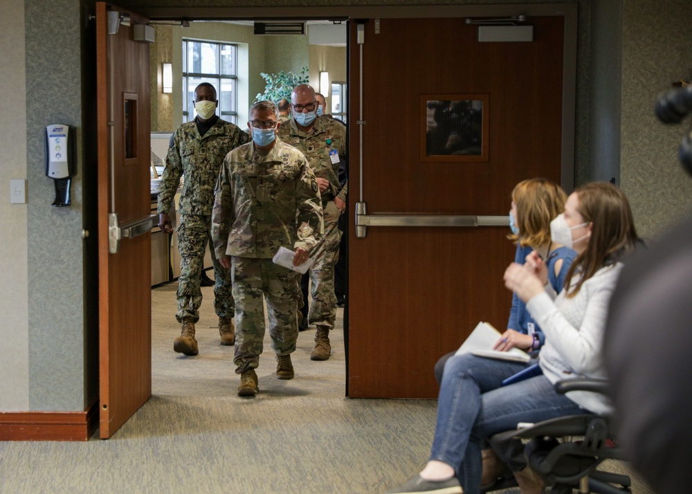 JTF-CS Commander Visits St. Cloud Hospital During Medical Response Team Integration