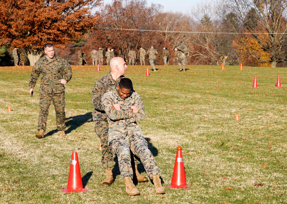 Recruiting Station Harrisburg Marines complete Combat Fitness Test