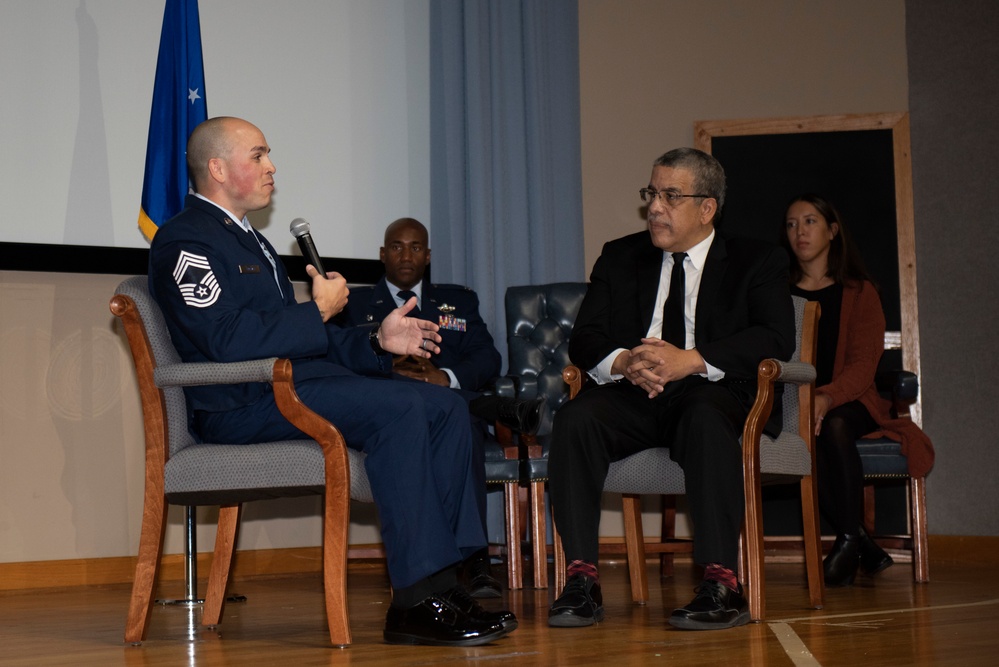 Chief Master Sergeant Joshua A. Matias promotion