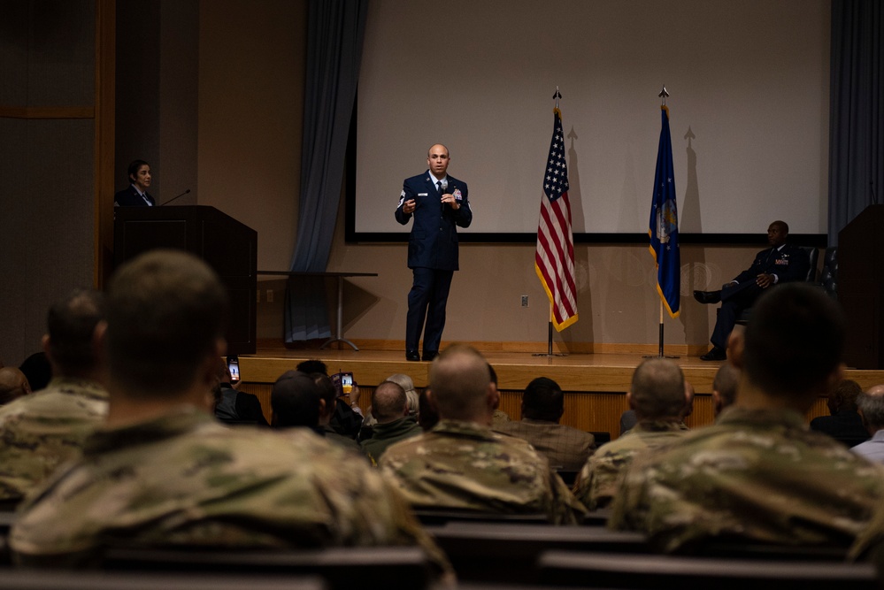 Chief Master Sergeant Joshua A. Matias promotion