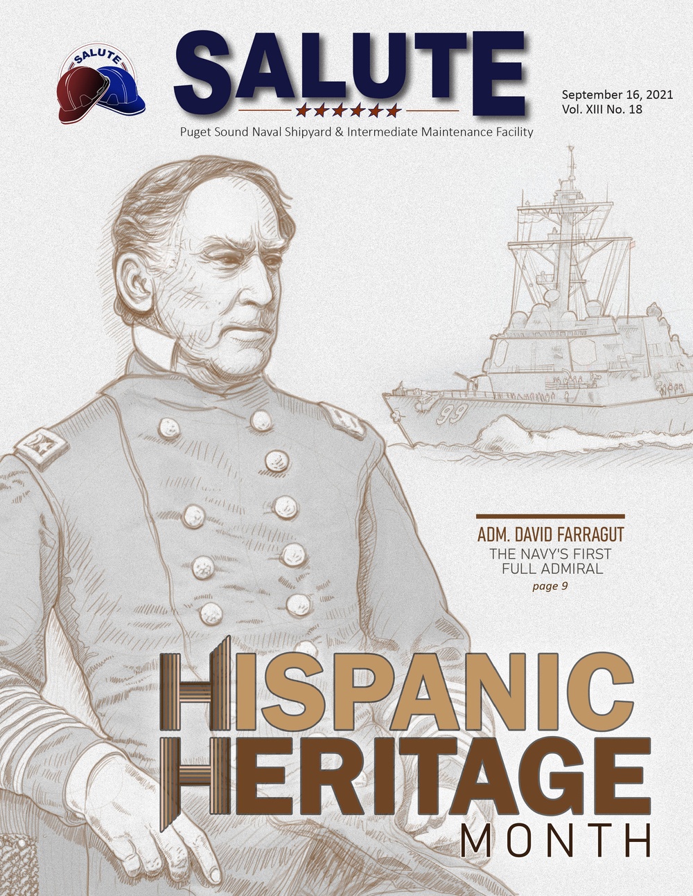 The Puget Sound Naval Shipyard celebrates Hispanic Heritage Salute Cover