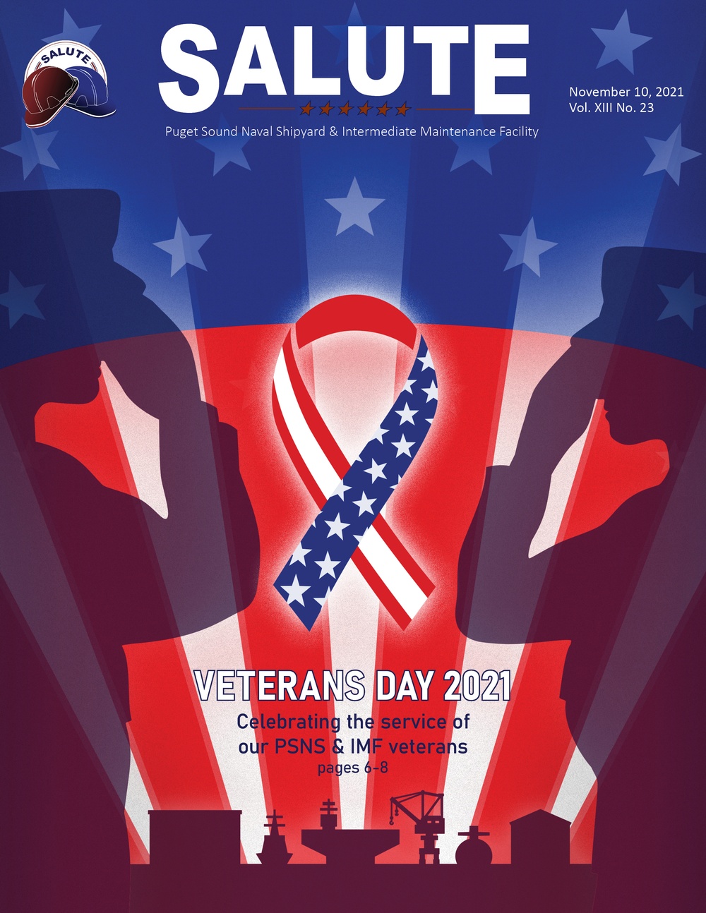 The Puget Sound Naval Shipyard Veterans Day Salute Cover