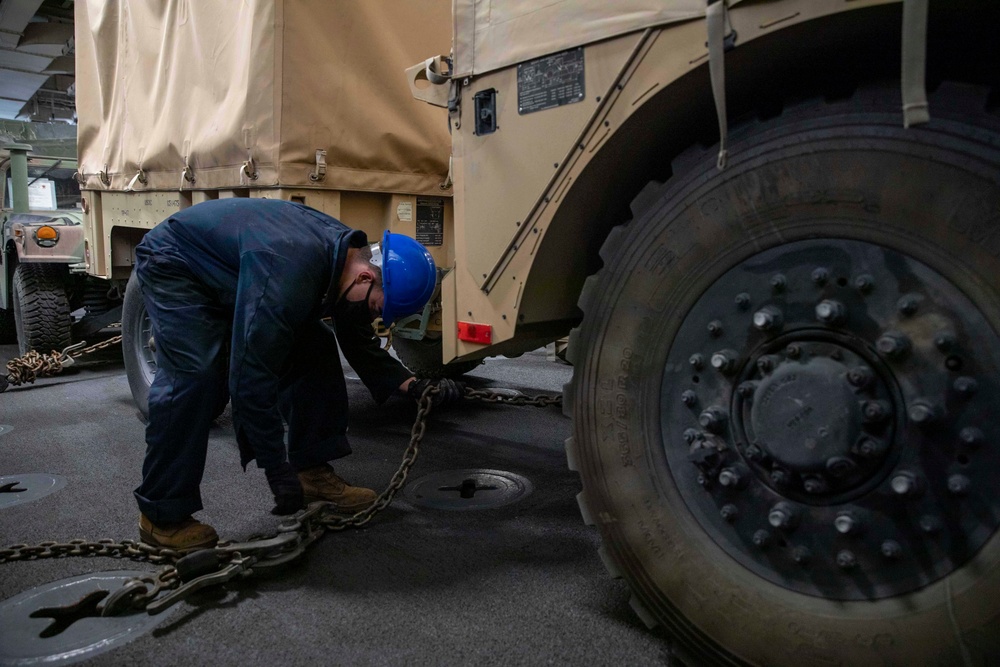 JLTVs Arrive to USS Makin Island