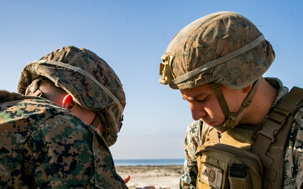 LERT/LEON 21 | Combat engineers and EOD Marines with 9th, 7th ESB conduct littoral mobility and detection exercise