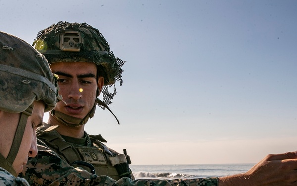 LERT/LEON 21 | Combat engineers and EOD Marines with 9th, 7th ESB conduct littoral mobility and detection exercise