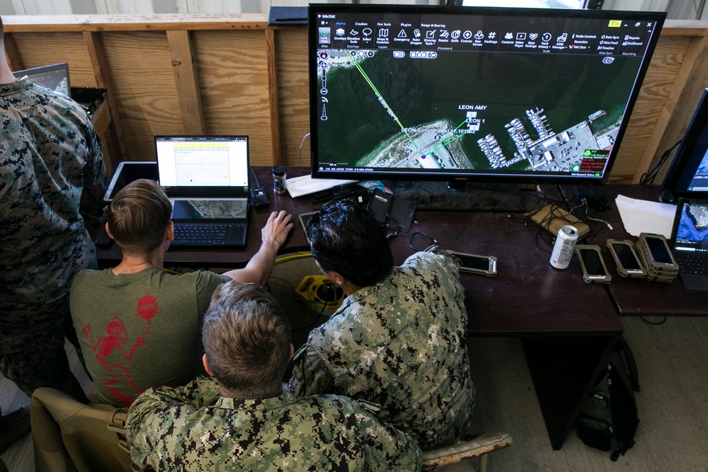 LERT/LEON 21 | Combat engineers and EOD Marines with 9th, 7th ESB conduct littoral mobility and detection exercise