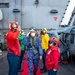 Commander, U.S. 7th Fleet, JMSDF Commander, Self-Defense Fleet Visit USS Carl Vinson (CVN 70) During ANNUALEX 2021