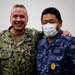 Commander, U.S. 7th Fleet, JMSDF Commander, Self-Defense Fleet Visit USS Carl Vinson (CVN 70) During ANNUALEX 2021