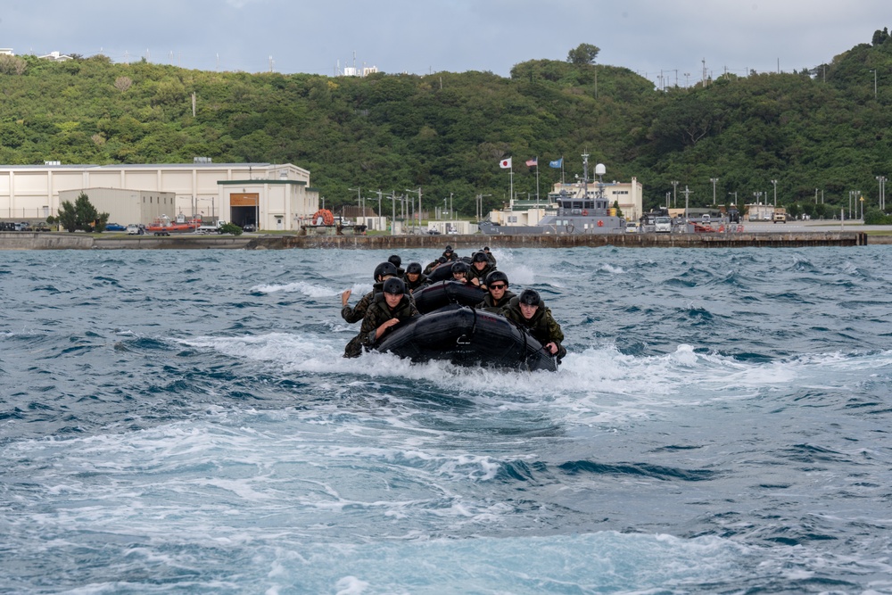 Coxswain Skills Course at CFAO White Beach Naval Facility