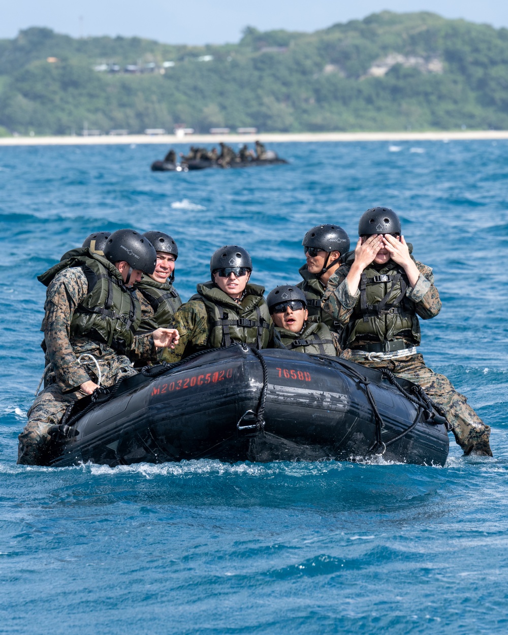 Coxswain Skills Course at CFAO White Beach Naval Facility