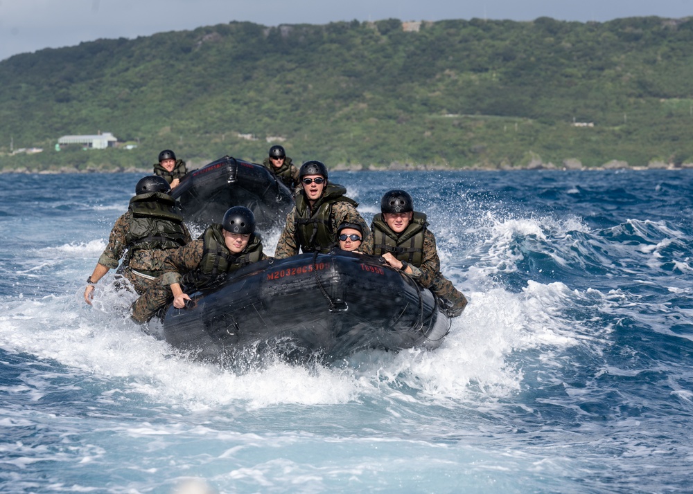 Coxswain Skills Course at CFAO White Beach Naval Facility