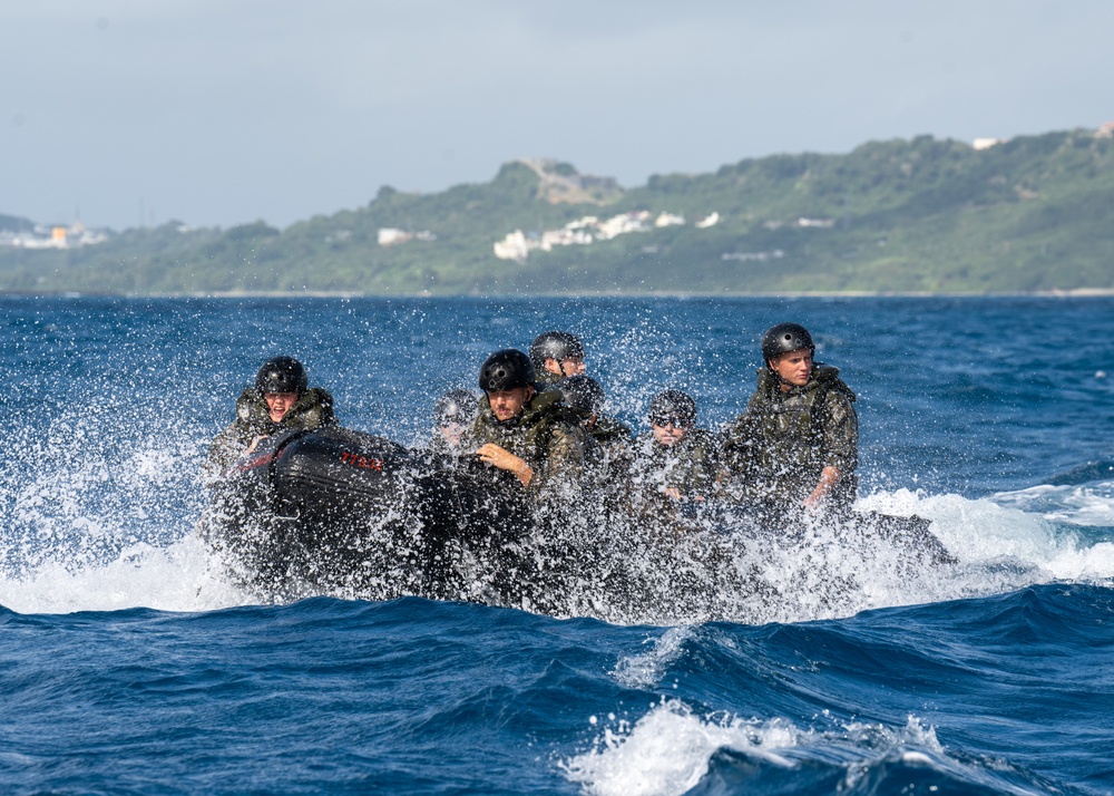 Coxswain Skills Course at CFAO White Beach Naval Facility