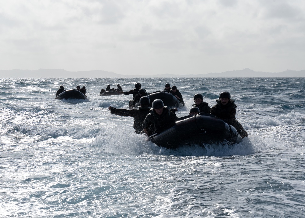 Coxswain Skills Course at CFAO White Beach Naval Facility