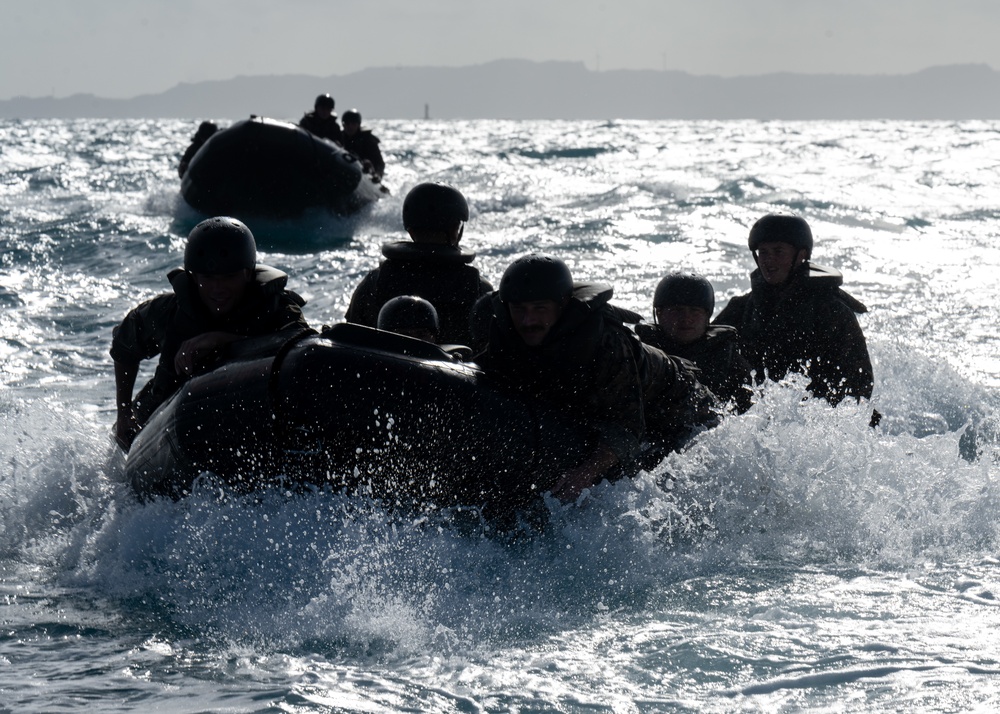 Coxswain Skills Course at CFAO White Beach Naval Facility