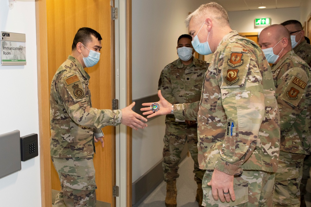 USAFE-AFAFRICA Command Surgeon visits 501CSW