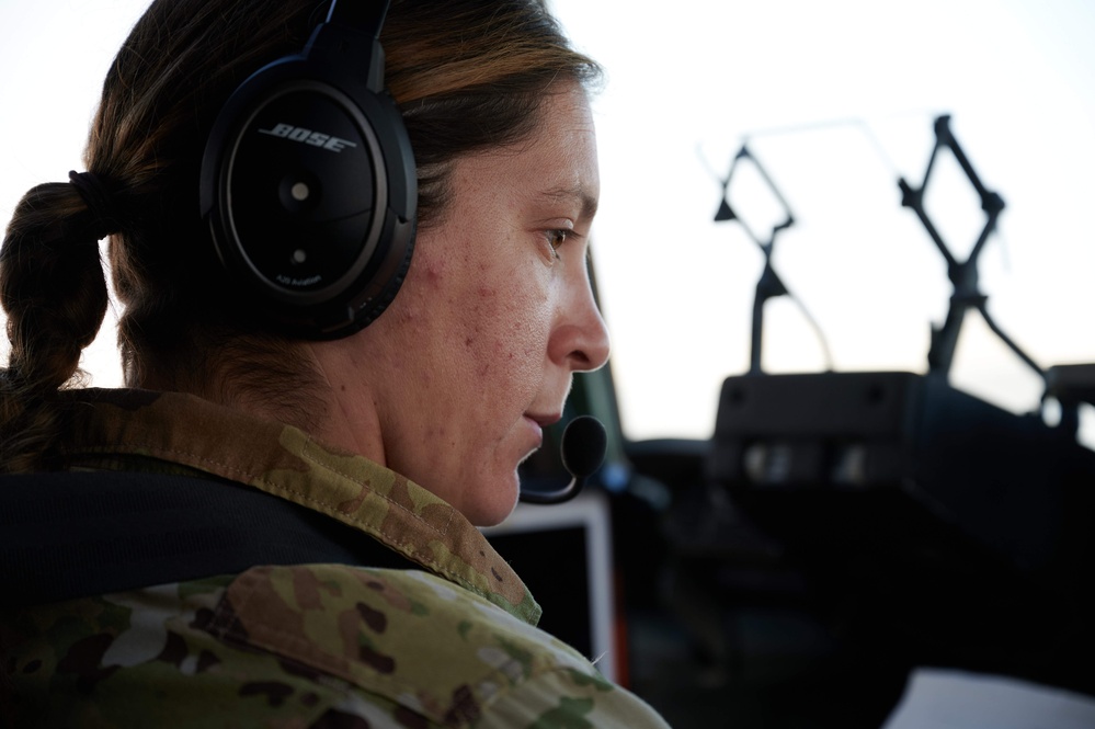 C-17 Globemaster III delivers supplies across the AFCENT AOR