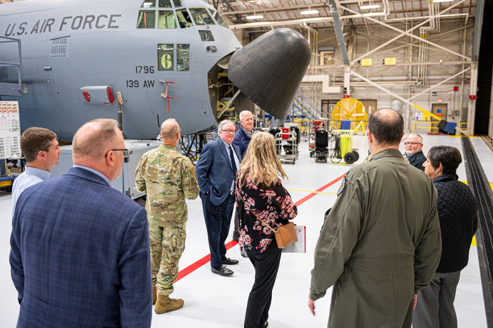 Community leaders get hands-on tour of 139th Airlift Wing