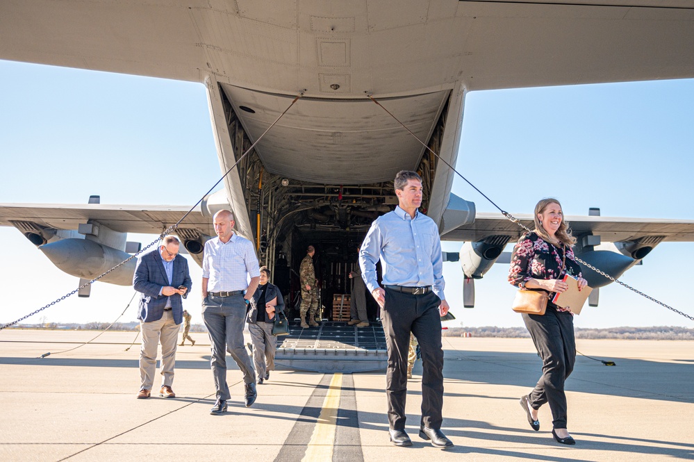 Community leaders get hands-on tour of 139th Airlift Wing