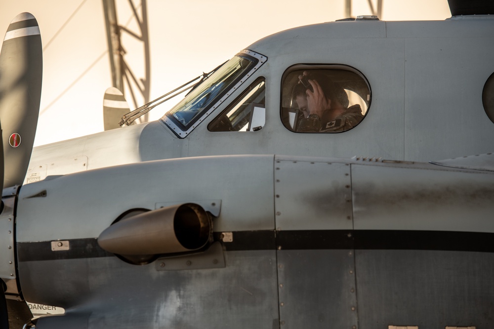 137th SOW hosts CANSOFCOM aircrew for MC-12W training