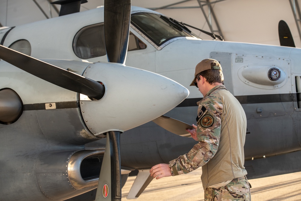 137th SOW hosts CANSOFCOM aircrew for MC-12W training