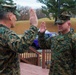 1stSgt. Dickhut gets pinned to Sergeant Major