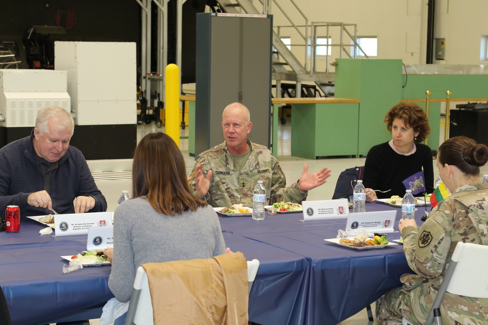 Pa. Guard hosts Lithuania Minister of Defense, Ambassador