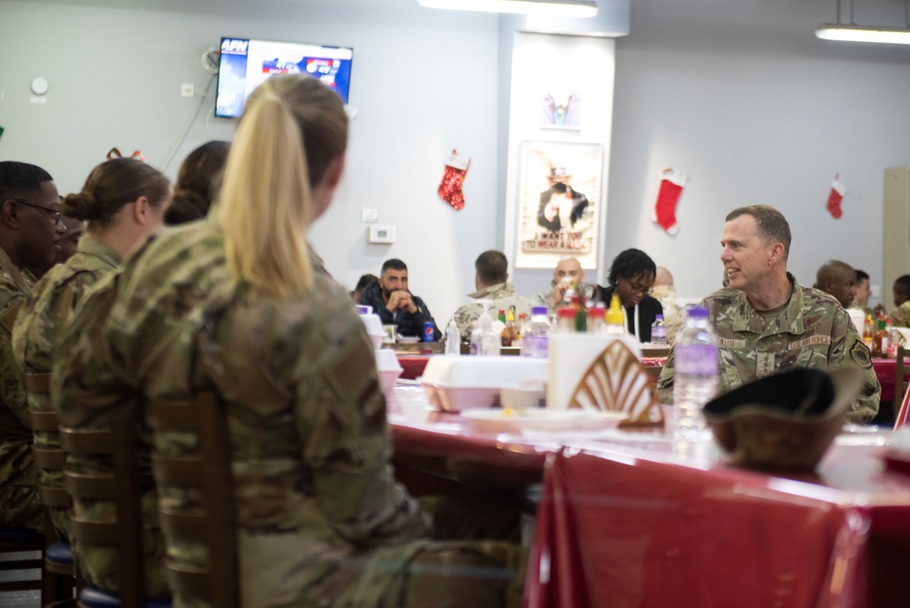 Ninth Air Force commander visits 386 AEW Airman