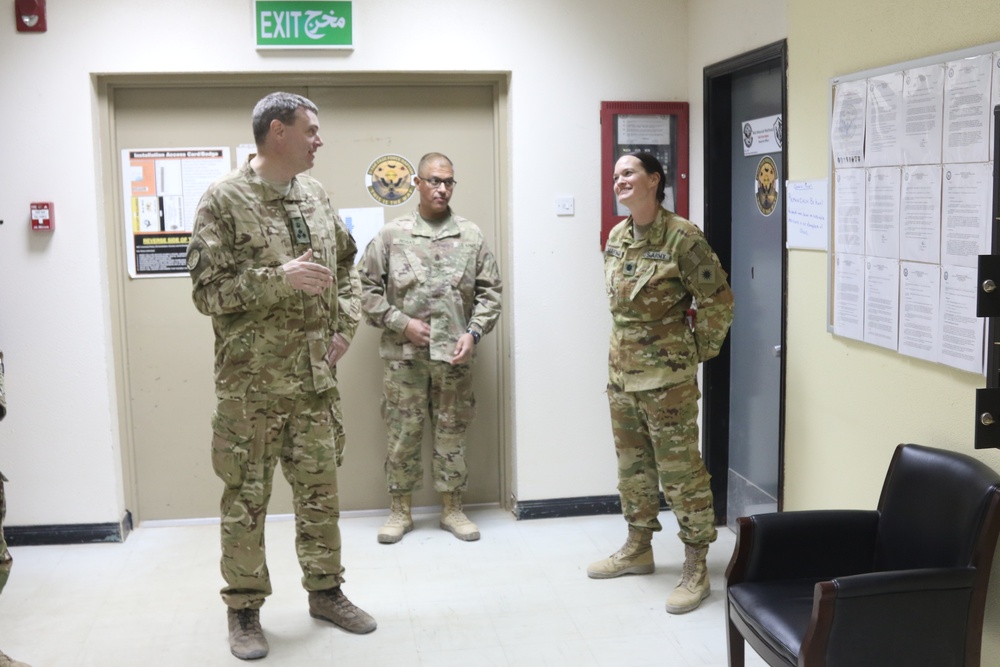 Deputy Commanding General for Combined Joint Task Force - Operation Inherent Resolve Brigadier Richard Bell visits Task Force Phoenix