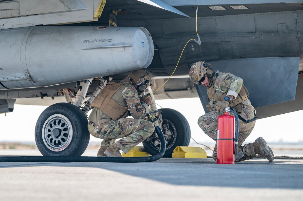 Forward Area Refueling Point (FARP) Exercise