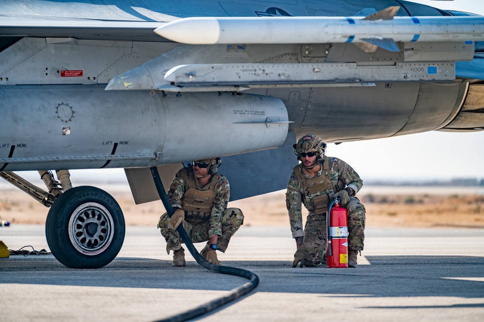 Forward Area Refueling Point (FARP) Exercise