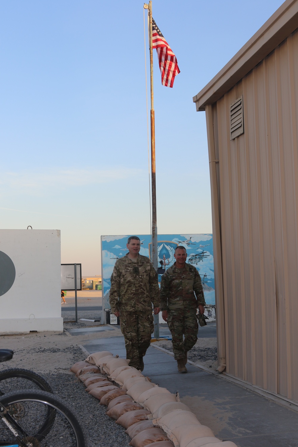 Deputy Commanding General for Combined Joint Task Force - Operation Inherent Resolve Brigadier Richard Bell visits Task Force Phoenix