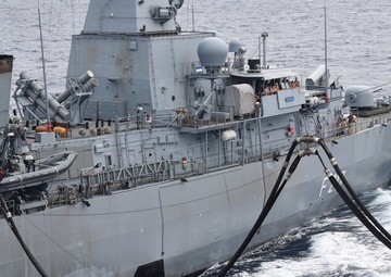 U.S. Fleet Oiler Conducts Replenishments-at-Sea, Enhances Interoperability During Annual Exercise