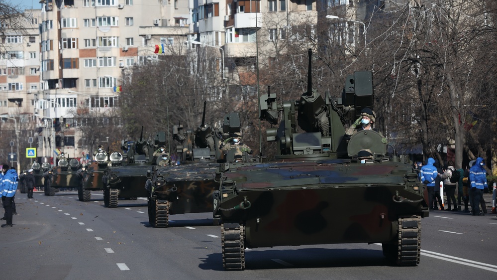 Romanian service members and first responders celebrate National Day