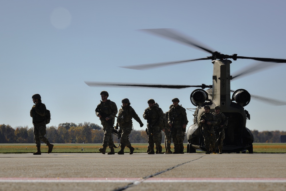 Defenders get a training lift from Ohio Army National Guard