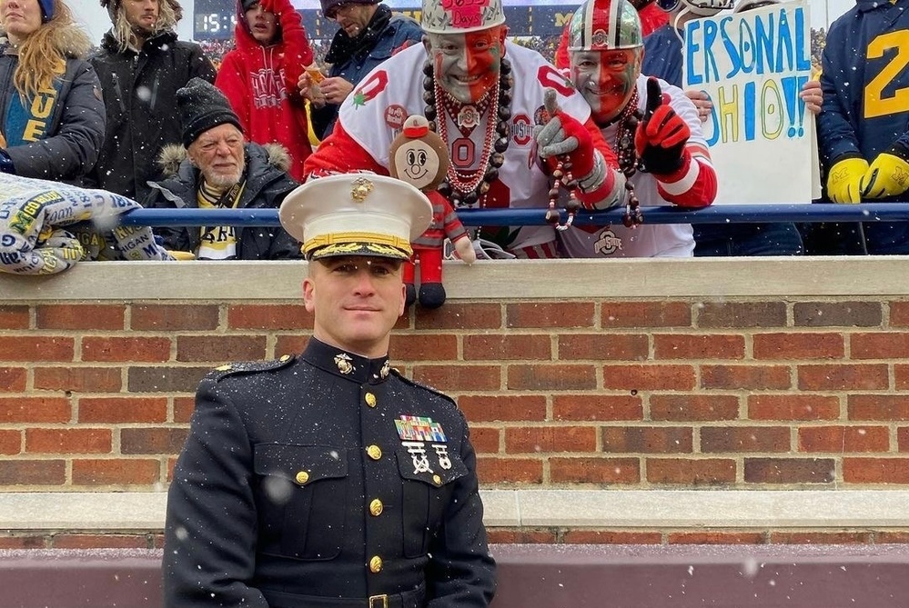 Cleveland Marines Attend Michigan Game